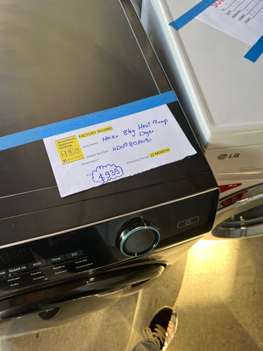 Factory Second Haier 8kg Heat Pump Dryer HDHP80ANB1 - Second Hand Appliances Geebung